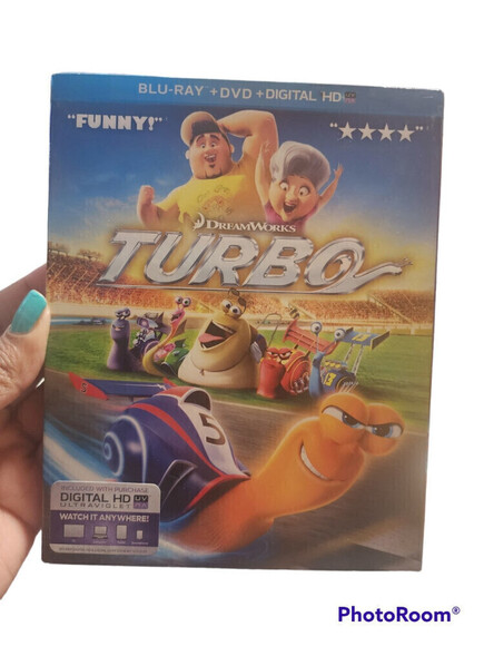 New DreamWorks Turbo Blu-ray + DVD + Digital Copy Film - Picture 1 of 2